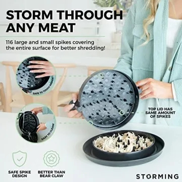 Storming Chicken Shredder Tool - Effortless Meat Shredding