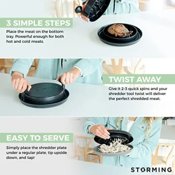 Storming Chicken Shredder Tool - Effortless Meat Shredding