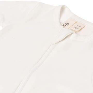 KYTE BABY Unisex Bamboo Zipper Footies for Babies