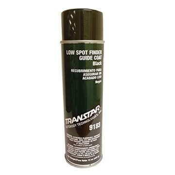 TRANSTAR 9183 Low Spot Finder Guide Coat - 16 oz. Aerosol - Quick Drying, Smooth Surfaces