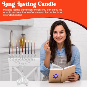 Majestic Giftware Chanukah Candles made in Israel - 45 Pack