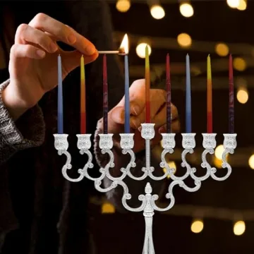 Majestic Giftware Chanukah Candles made in Israel - 45 Pack