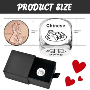 Stylish Food Decision Dice for Fun Meal Choices