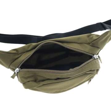 JanSport Fifth Avenue Waistpack - Travel Fanny Pack Hip Bag, Army Green, 2.5 L