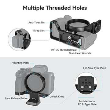 SmallRig Rotatable Collar Mount Plate for Sony Alpha Cameras