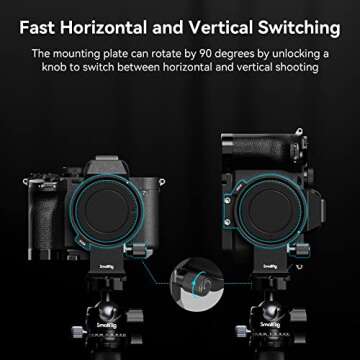 SmallRig Rotatable Collar Mount Plate for Sony Alpha Cameras