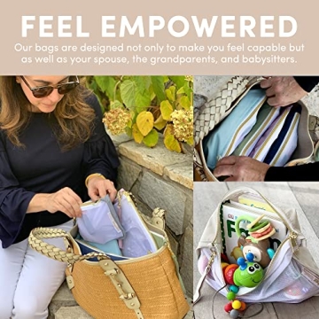 Mother Load Small Diaper Bag Organizing Pouches 5-Piece Set