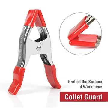 WORKPRO Heavy Duty 8-Piece Spring Clamps for Versatile Use