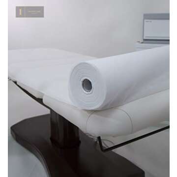 Source One Beauty Disposable Bed Sheets Rolls for Massage Facial Waxing and Body Treatments 24" x 30...