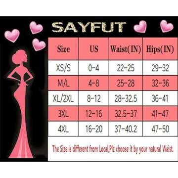 SAYFUT 328 Women Waist Cincher Girdle Tummy Slimmer Sexy Thong Panty Shapewear, Nude, Medium/Large(Waist 25"-30")
