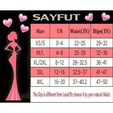 SAYFUT 328 Women Waist Cincher Girdle Tummy Slimmer Sexy Thong Panty Shapewear, Nude, Medium/Large(Waist 25"-30")