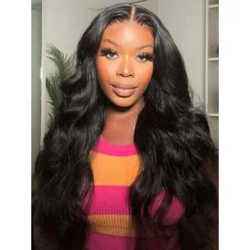 UNICE Pre Everything Glueless Frontal Wig Body Wave 13X4 HD Pre Cut Lace Front Wigs Human Hair Pre Bleached Invisible Bye Bye Knots Wig Pre Plucked 150% Density 24inch