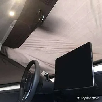 Havnby Tesla Model Y Curtains Car Privacy Windshield Sun Shade for Camping Foldable Auto Accessories UV and Sun Protection 8-Piece