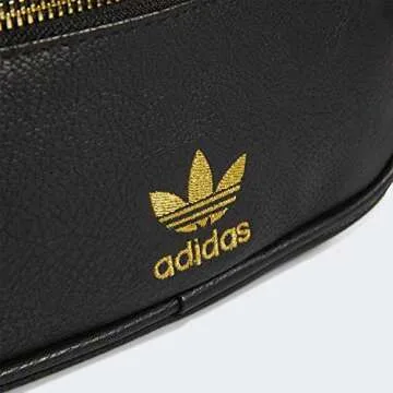 adidas Originals Premium Waist Fanny Pack in Black/Gold