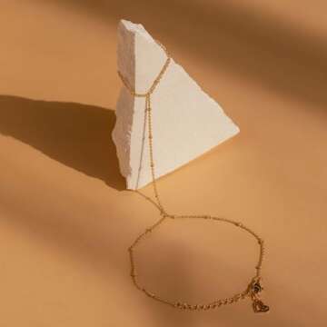 Stylish Hand Chain Ring Bracelet for Men and Women Gift