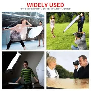 FOTOCREAT 5-in-1 Oval Reflector for Professional Photography