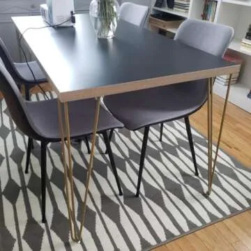 OLDRAINBOW 28 Inch Hairpin Legs Set of 4 - Industrial Style for DIY Projects