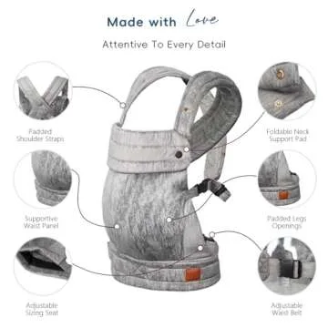 Comfortable Velvet Baby Carrier for Newborns to Toddlers