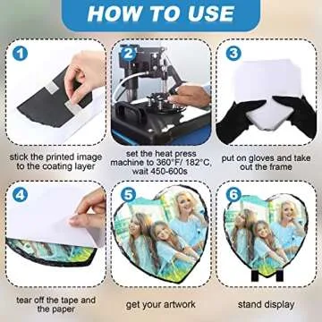 Elegant Heart-Shaped Slate Frames for Custom Memories