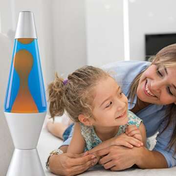 Lava Original 14.5 Inch Lamp - Blue and Orange Glow