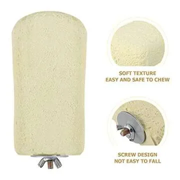 POPETPOP Bird Beak Grinding Stone for Small Pets