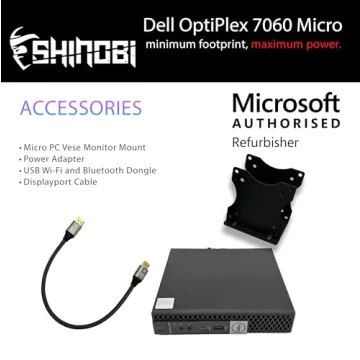 Dell OptiPlex 7060 Micro | Intel i5 | 8GB RAM | 256GB SSD | Windows 11