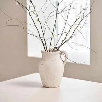 Elegant LB2 Rustic Ceramic Vase for Home Decor