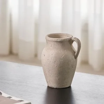 Elegant LB2 Rustic Ceramic Vase for Home Decor