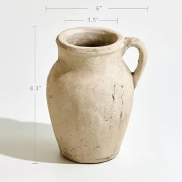 Elegant LB2 Rustic Ceramic Vase for Home Decor