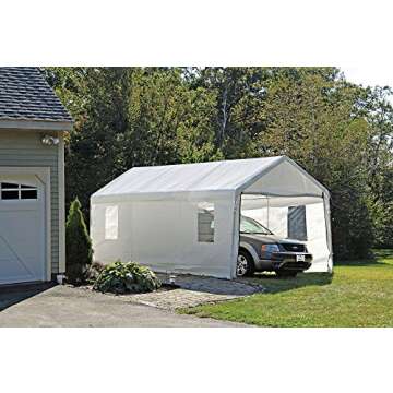 ShelterLogic MaxAP Clearview Enclosure Kit with Windows, 10 x 20 ft. (Frame and Canopy Sold Separately)
