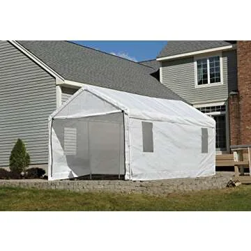 ShelterLogic MaxAP Clearview Enclosure Kit with Windows, 10 x 20 ft. (Frame and Canopy Sold Separately)