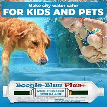 Boogie Blue Plus Garden Hose Water Filter for Pure Water