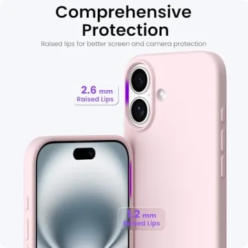 ORNARTO iPhone 17 Case Slim Liquid Silicone Cover