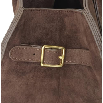 Trendy Suede Large Tote Bag for Women - Stylish Handbag