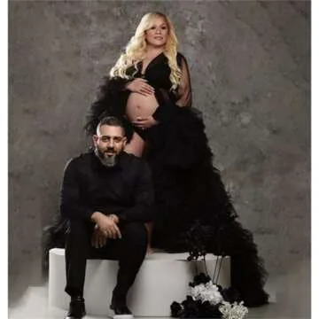 BATHGOWN Sexy Illusion Long Lingerie Tulle Robe Nightgown Bathrobe Sleepwear Bridal Robe Wedding Scarf