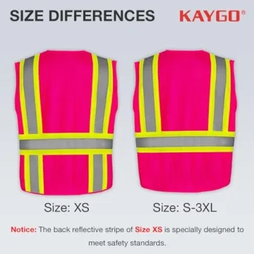 KAYGO High Visibility Reflective Vest for Safety
