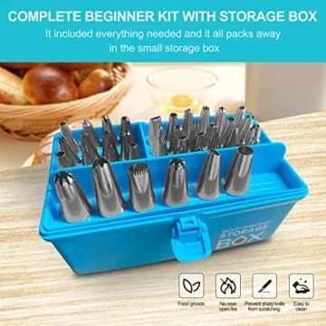 Bayloon Cake Decorating Kit 115 Pcs for Beginners and Pros