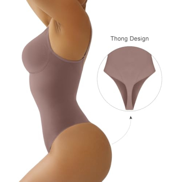 SHAPERX Tummy Control Bodysuit Comfortable Shapewear