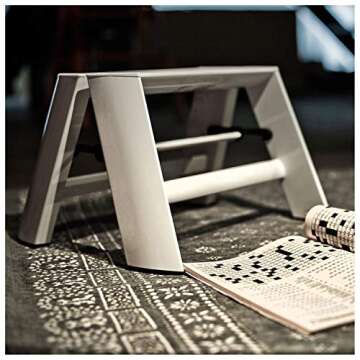 Stylish Hasegawa Ladders Ml1.0-1WH Step Ladder - White