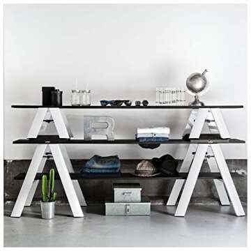 Stylish Hasegawa Ladders Ml1.0-1WH Step Ladder - White