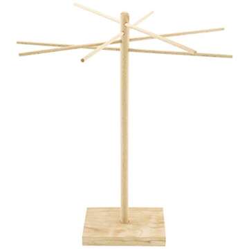 Southern Homewares Wooden Pasta Drying Rack - Collapsible Pasta Rack, Pasta Dryer, Hanging Rack for ...