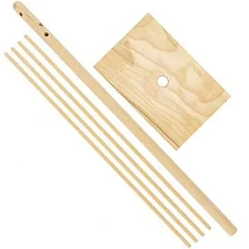 Southern Homewares Wooden Pasta Drying Rack - Collapsible Pasta Rack, Pasta Dryer, Hanging Rack for Pasta Machine, Pasta Maker Kitchen Gifts