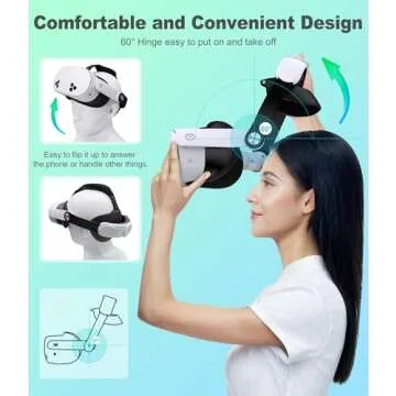 NinjajoyOX Adjustable Head Strap for Meta Quest 3S, Quest 3