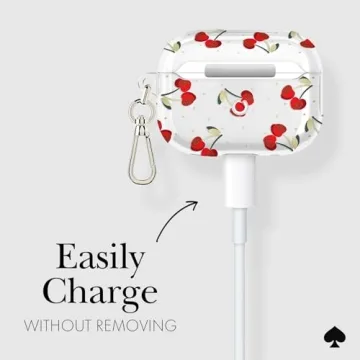 Fashionable AirPods Pro Case - Kate Spade Cherry Dot