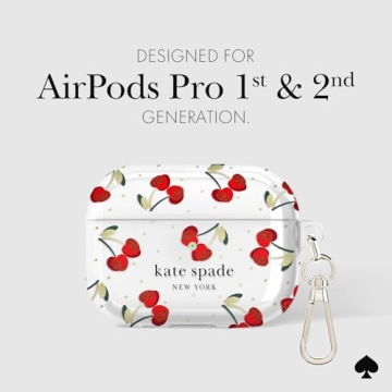 Fashionable AirPods Pro Case - Kate Spade Cherry Dot