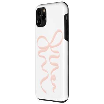 iPhone 11 Pro Coquette Peach Bow Case
