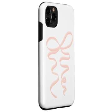 iPhone 11 Pro Coquette Peach Bow Case