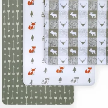 GROW WILD Soft Pack n Play Sheets 3-Pack for Babies