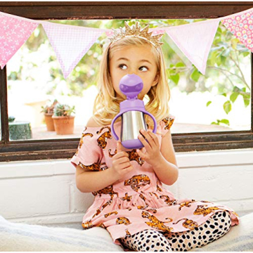 Munchkin Cool Cat Sippy Cup, Insulated for Toddlers, 8oz