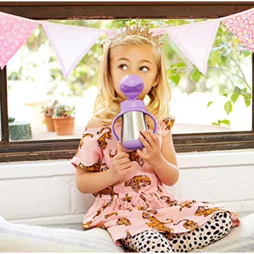 Munchkin Cool Cat Sippy Cup, Insulated for Toddlers, 8oz